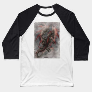 Dragon Attack! (colour variant) Baseball T-Shirt